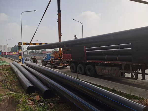 濟(jì)萊高鐵北站PE給水管道項目工程