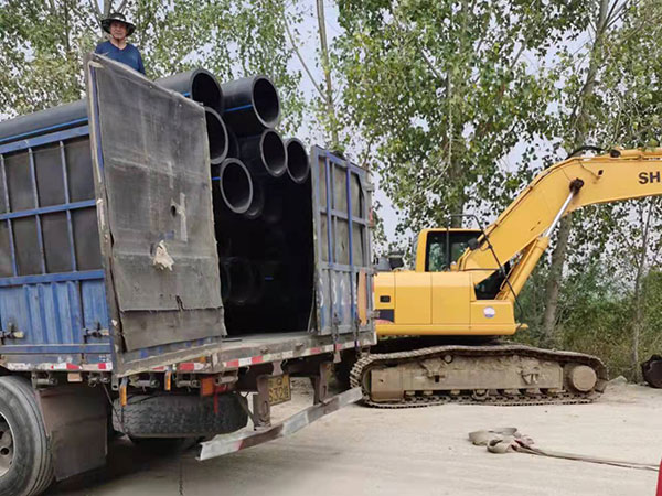 濟(jì)萊高鐵北站PE給水管道項目工程