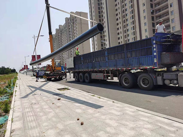 濟(jì)萊高鐵北站PE給水管道項目工程